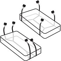 Zestaw kajdanek na ręce i nogi z pasami - 77694644 - 6