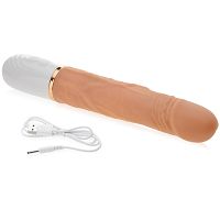 Posuwisty wibrator 36 opcji pieszczot realistyczny penis z ruchem góra-dół - 74838773 - 2