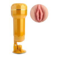 Realistyczna sztuczna pochwa Carina z regulowaną przyssawką i wibracjami - 79767946 - 4