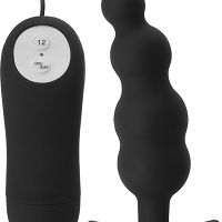 Kulkowy korek analny z wibracjami 12 opcji rozkoszy - 79417970 - 2