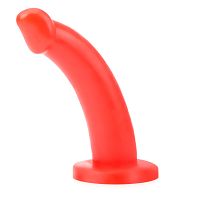 Strap-on z czerwonym realistycznym dildo  21 cm BDSM LGBT  - 71857435 - 3