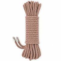 Rebellion beżowa lina do krępowania bondage BDSM 10 m - 77126084 - 4