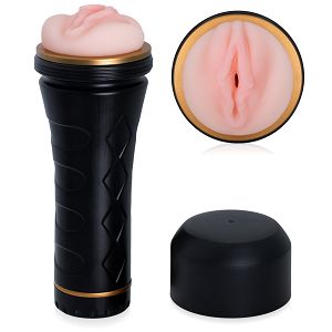 Realistyczny masturbator pochwa w eleganckiej tubie 27 cm - 77164678
