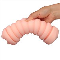 Dwustronna realistyczna sztuczna pochwa w tubie usta + wagina - 70309220 - 3