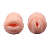 Dwustronna realistyczna sztuczna pochwa w tubie usta + wagina - 70309220 - 4