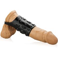 Mocno stymulująca żelowa nakładka na penisa i jadra - ccl 69450 - 2