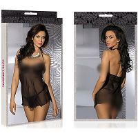 Kobieca koszulka nocna seksownie podkreślająca biust + stringi - 59921611 - 3