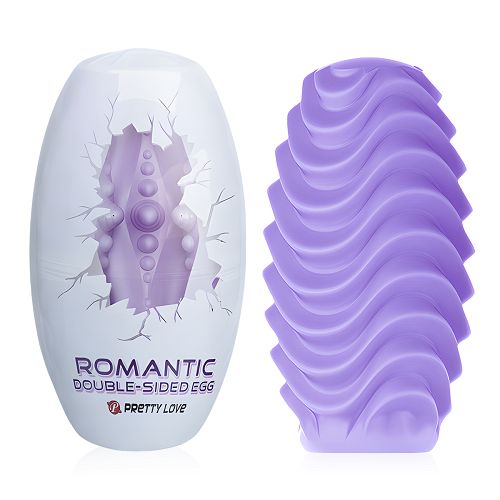 Fioletowy dyskretny masturbator męski jajko sztuczna pochwa -77745732