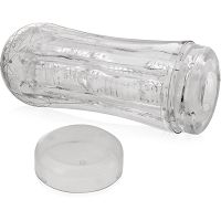 Dyskretny masturbator żelowy z wypustkami miękka galaretka w tubie - 72916525 - 7