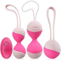 Kulki gejszy do ćwiczeń mięśni kegla i masażu erotycznego zestaw - 73290638 - 2
