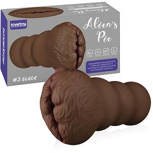 Alien's Pie brązowa sztuczna pochwa masturbator męski - 70015234