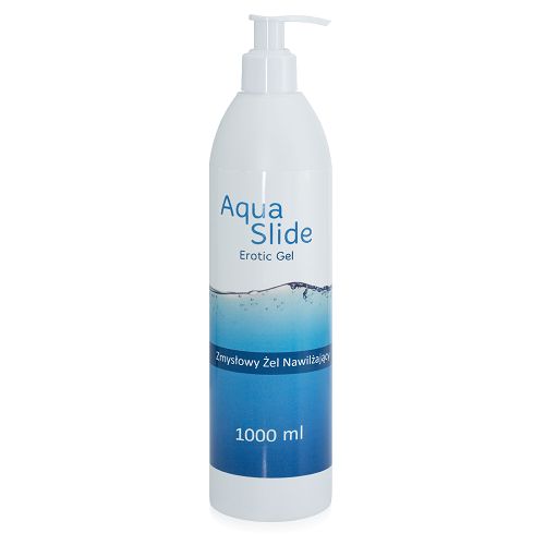 Aqua Slide Erotic Gel lubrykant wodny żel intymny 1000 ml - 78771511