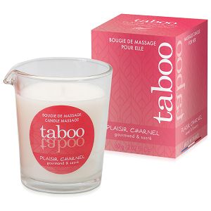 Świeca do masażu o zapachu kwiatów i kakao do gry wstępnej - 70732706