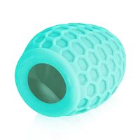 Niebieskie żelowe jajko masturbator z lubrykantem dla mężczyzn - 78142419 - 3