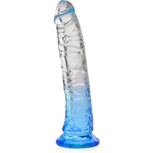 Żelowe dildo elastyczny penis z przyssawką 20 cm - 74489284