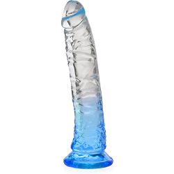 Żelowe dildo elastyczny penis z przyssawką 20 cm - 74489284