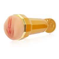 Realistyczna sztuczna pochwa Kelsi z regulowaną przyssawką i wibracjami - 72941667 - 2