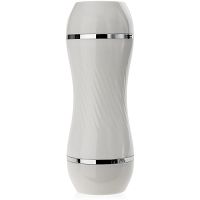 Dwustronny masturbator w tubie usta i pochwa z wypustkami - 79923079 - 3