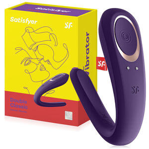 Satisfyer double classic - wibrator dla par masażer do używania podczas seksu 10 funkcji - 77887717