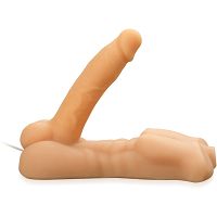 Męski tors z wibrującym penisem masturbator + lubrykant – 74321949 - 3