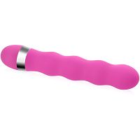 Falisty wibrator do pochwy i anusa masażer z mocną wibracją - 73704590 - 2
