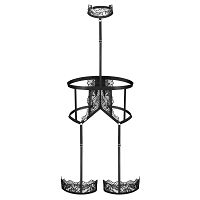 Obsessive Hersis uprząż erotyczna z paskami i koronką  - 76800960 - 6