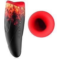 Silikonowy masturbator podgrzewany do 42stc - 10 funkcji pieszczot - 76889887 - 12