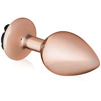 Anal plug 9 cm korek analny z czarną różą -  79251909 - 4