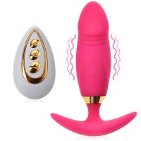 Wibrujące jajko sterowane bezprzewodowym pilotem - 10 mocnych funkcji - 75949371 - 3