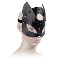 Skórzana kocia maska BDSM na twarz - 74811715 - 2