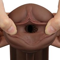 Mięciutka brązowa pochwa w puszce Sultry Stout masturbator - 71144891 - 7