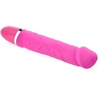 Silikonowy wibrator - żylasty penis, masażer do cipki - 71312645 - 2