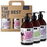 Wegański zestaw żeli pod prysznic dla kobiet BEAUTY & CUTIE 3x500 ml - 78464265 - 2