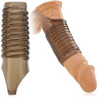 Otwarta nakładka erekcyjna żelowa nasadka na penisa i jądra - 75522073 - 3