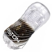 Sztuczna pochwa przezroczysta męski masturbator z wypustkami - 73510717 - 5