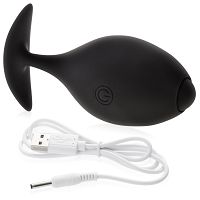 Czarne stymulujące jajeczko dla kobiet 9 trybów wibracji + aplikacja - 73771243 - 3