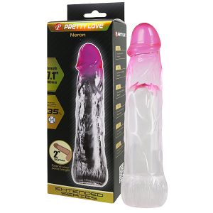 Przezroczysta nakładka powiększająca penisa + 5 cm - 70191499