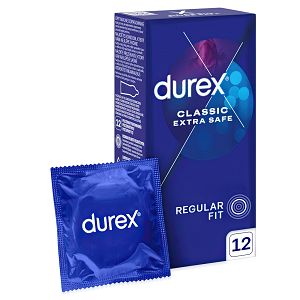 Durex Classic Extra Safe grubsze wzmocnione prezerwatywy 12 szt - 78404279