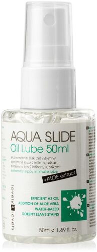 LL AQUA SLIDE OIL  50ml - OLEJEK INTYMNY Z ALOESEM  -SEH 07
