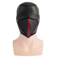 Skórzana maska z opaską na oczy do sesji BDSM i odgrywania scen - 77039546 - 4