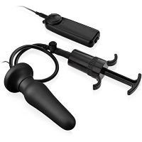 Pompowany korek analny plug z wibracjami - 72254811 - 2