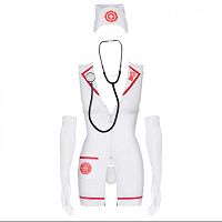 Obsessive sex przebranie pielęgniarki + stetoskop Emergency - 79477846 - 2