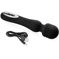 Wodoodporny wibrator, mocny masażer erotyczny, 12 sex funkcji wibracji i pulsacji - 74102761 - 2