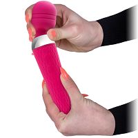 Silikonowy masażer - wibrator 10 programów - podświetlany led - 50286566 - 4