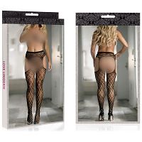 Erotyczne rajstopy garter stocking sexy pończochy z pasem - 72760767 - 3