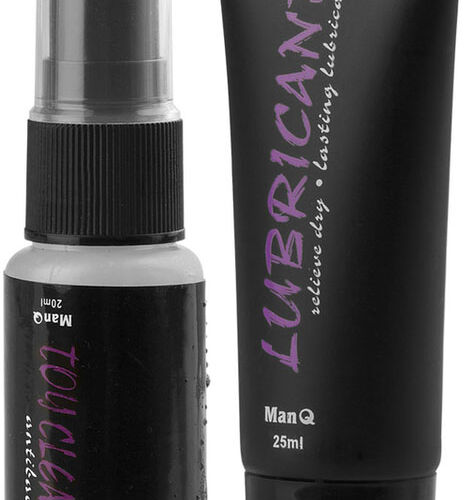 Zestaw ManQ żel poślizgowy 25 ml + toy cleaner 20 ml - 57215591