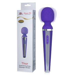 Fioletowy masażer WAND 20 wibracji  + 8 stopni intensywności - 75201236