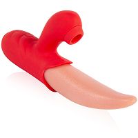 Wibrator język  z masażerem powietrznym 10 programów - 77610834 - 2