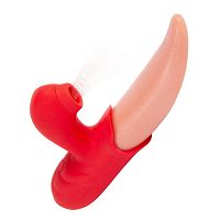 Wibrator język  z masażerem powietrznym 10 programów - 77610834 - 4