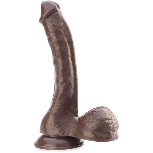 DILDO Z JĄDRAMI PENIS OLBRZYM NA PRZYSSAWCE ŻELOWY PENETRATOR – 77213287